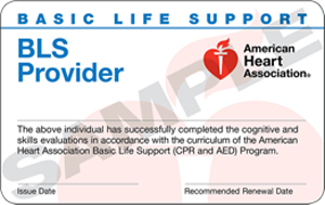 CPR Card BLS